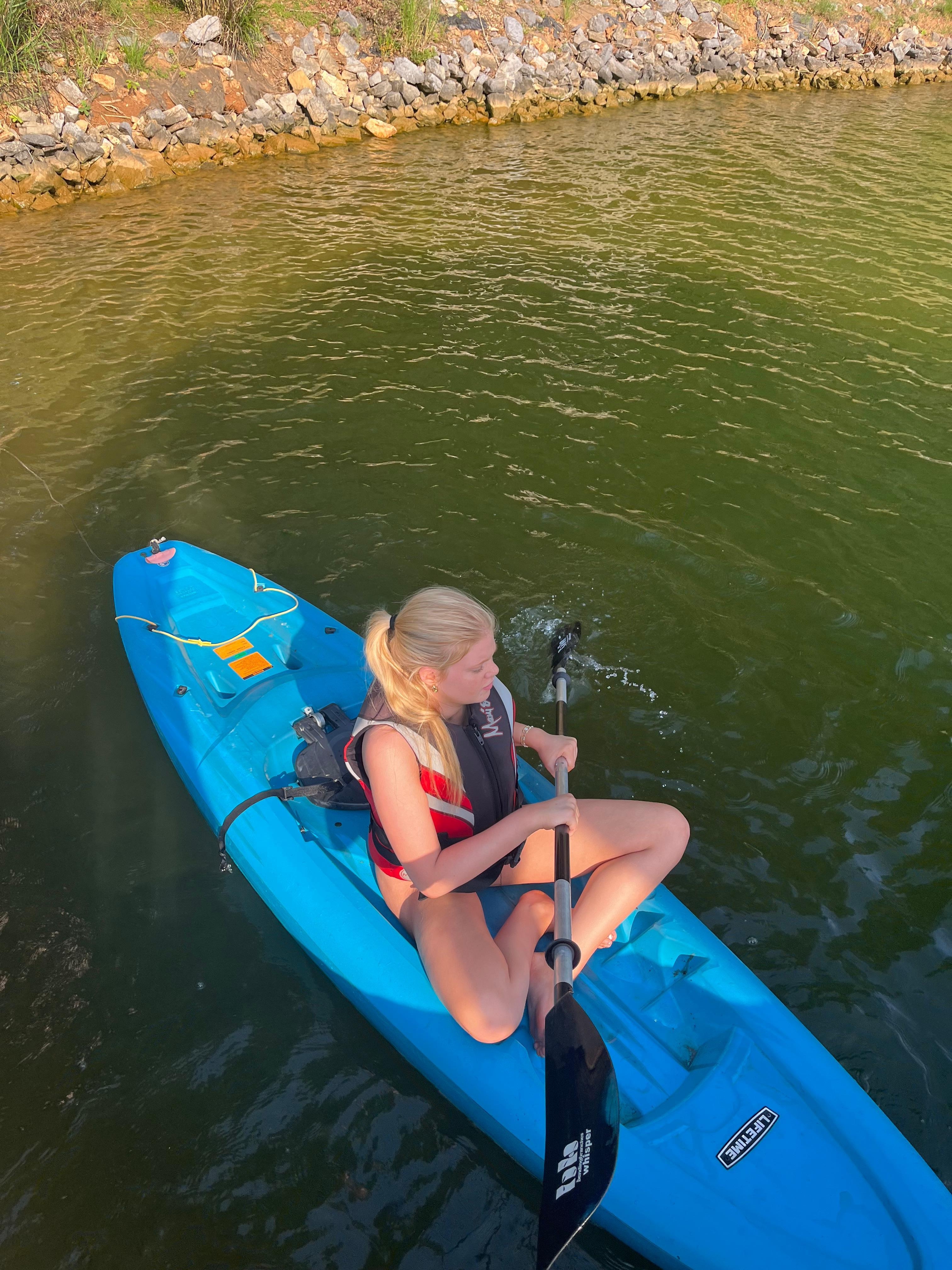 First time kayaking!