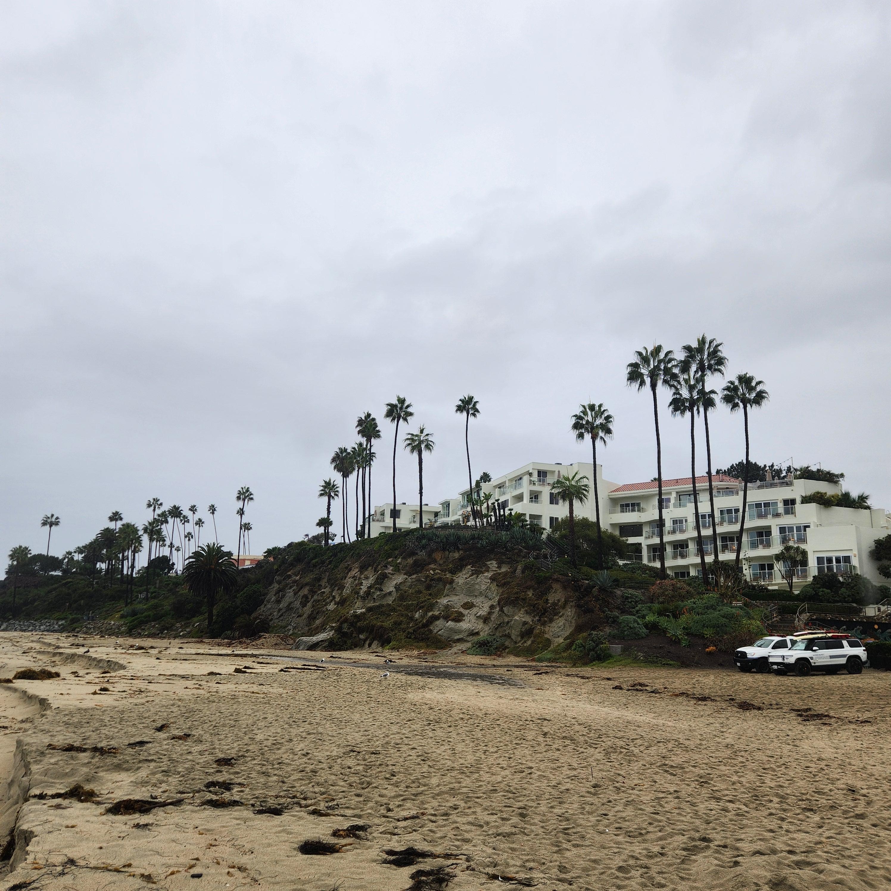 Laguna beach looking back