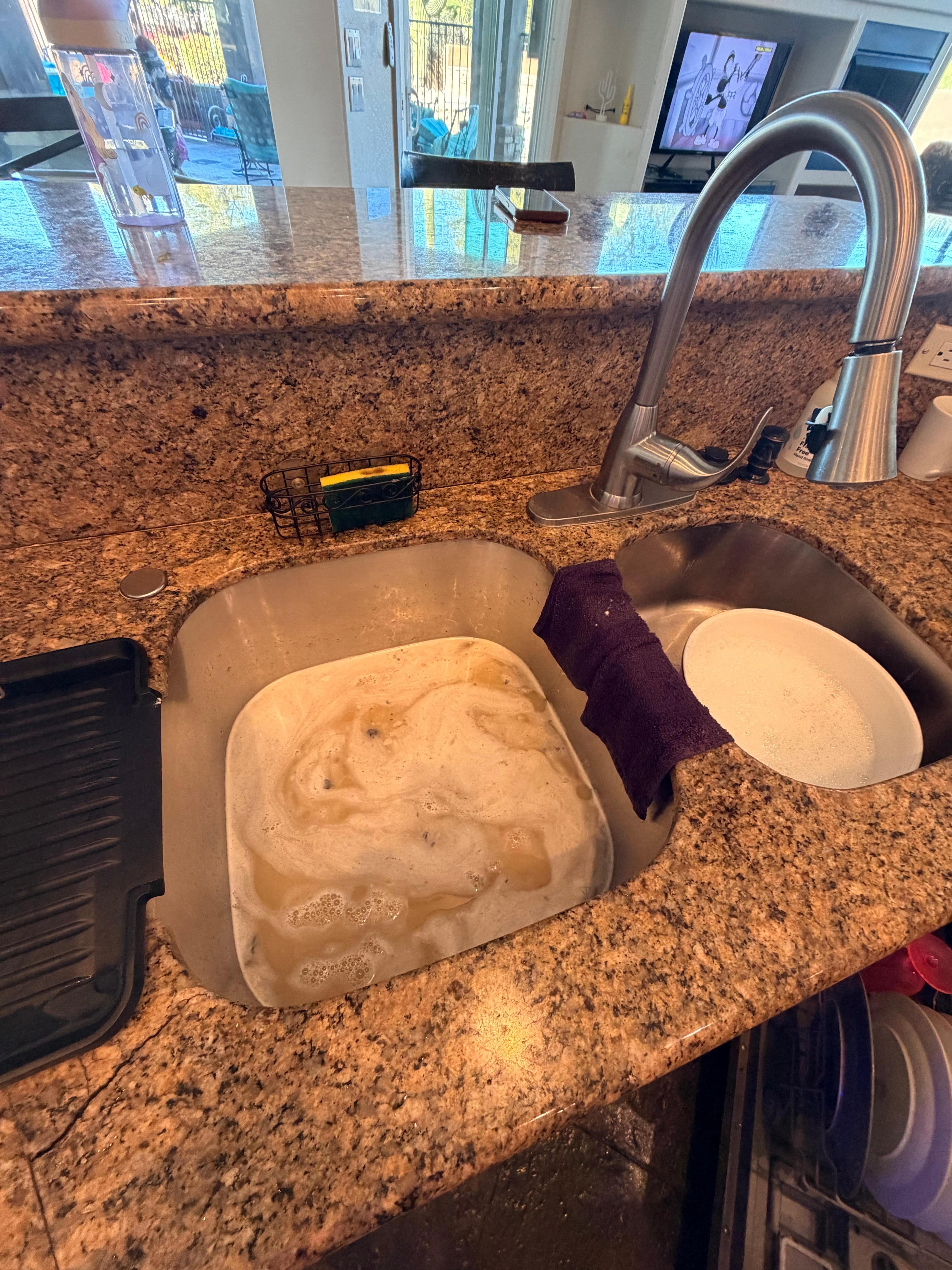 Sink broke and we couldn’t reach ANYONE to help.