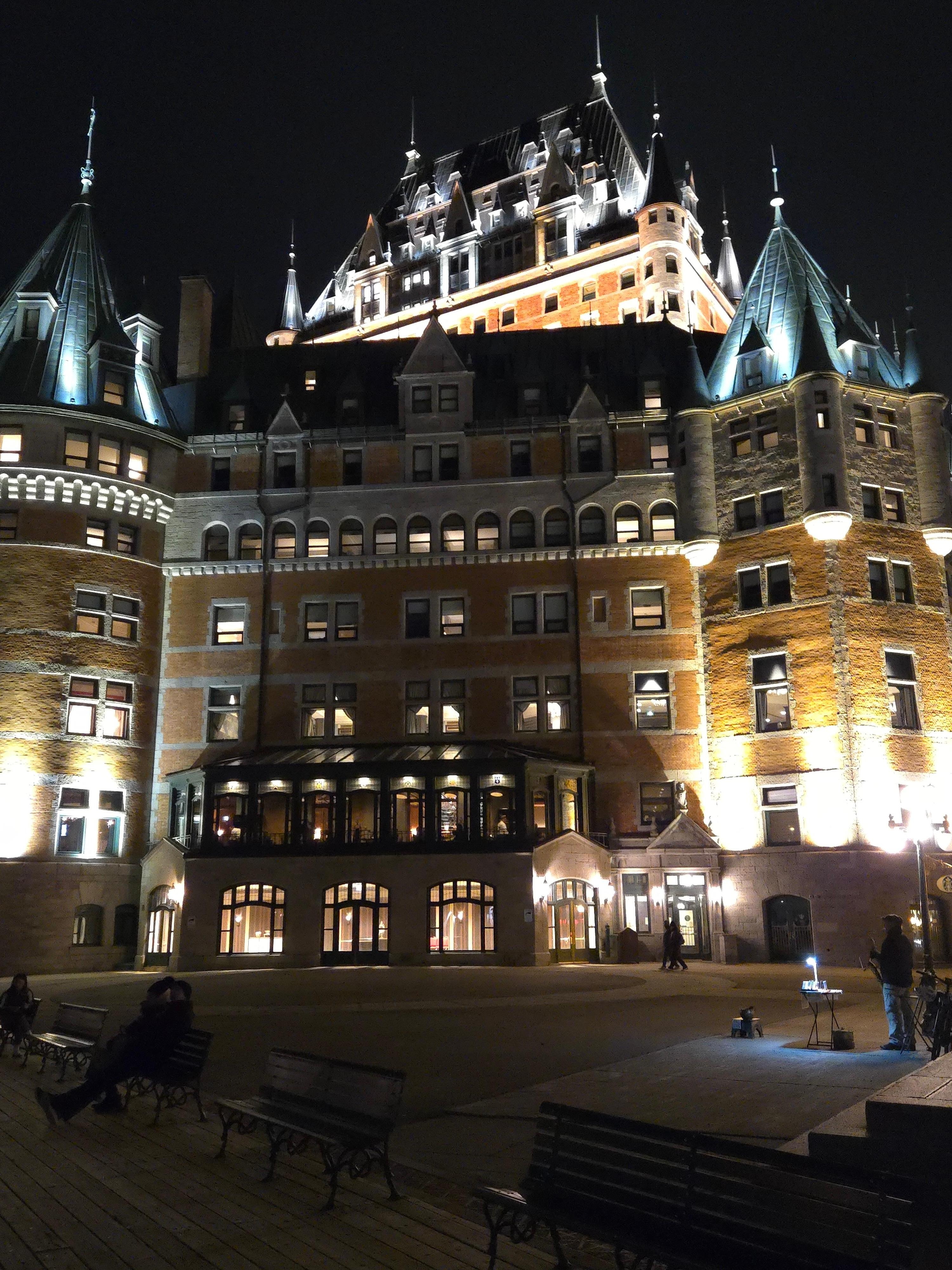 Chateau Frontenac at night