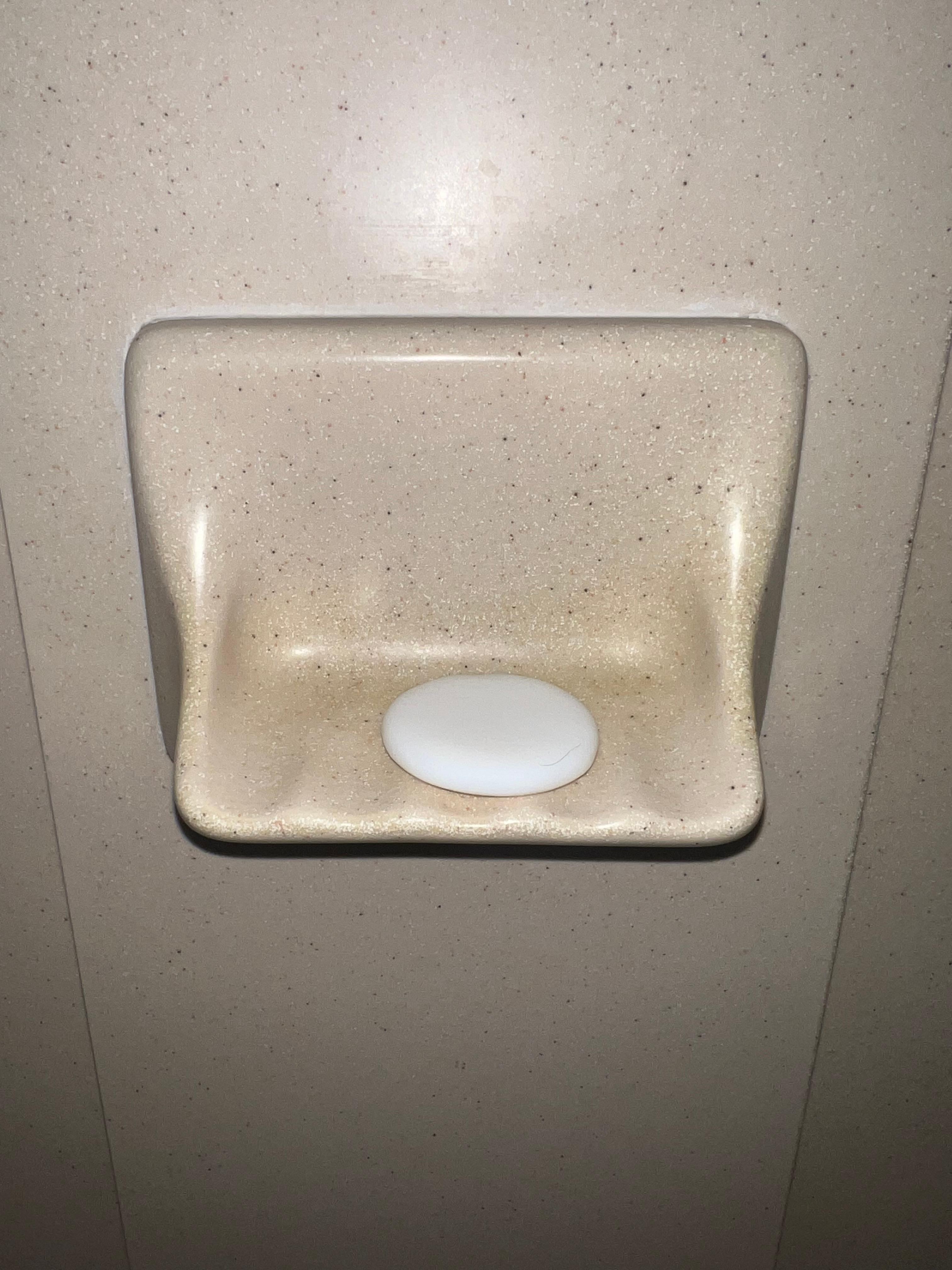 still hair on the soap after they were supposed to remove it 