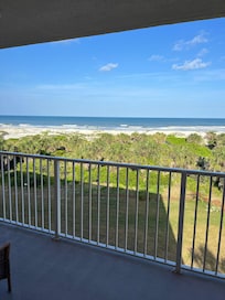 The view from the balcony!