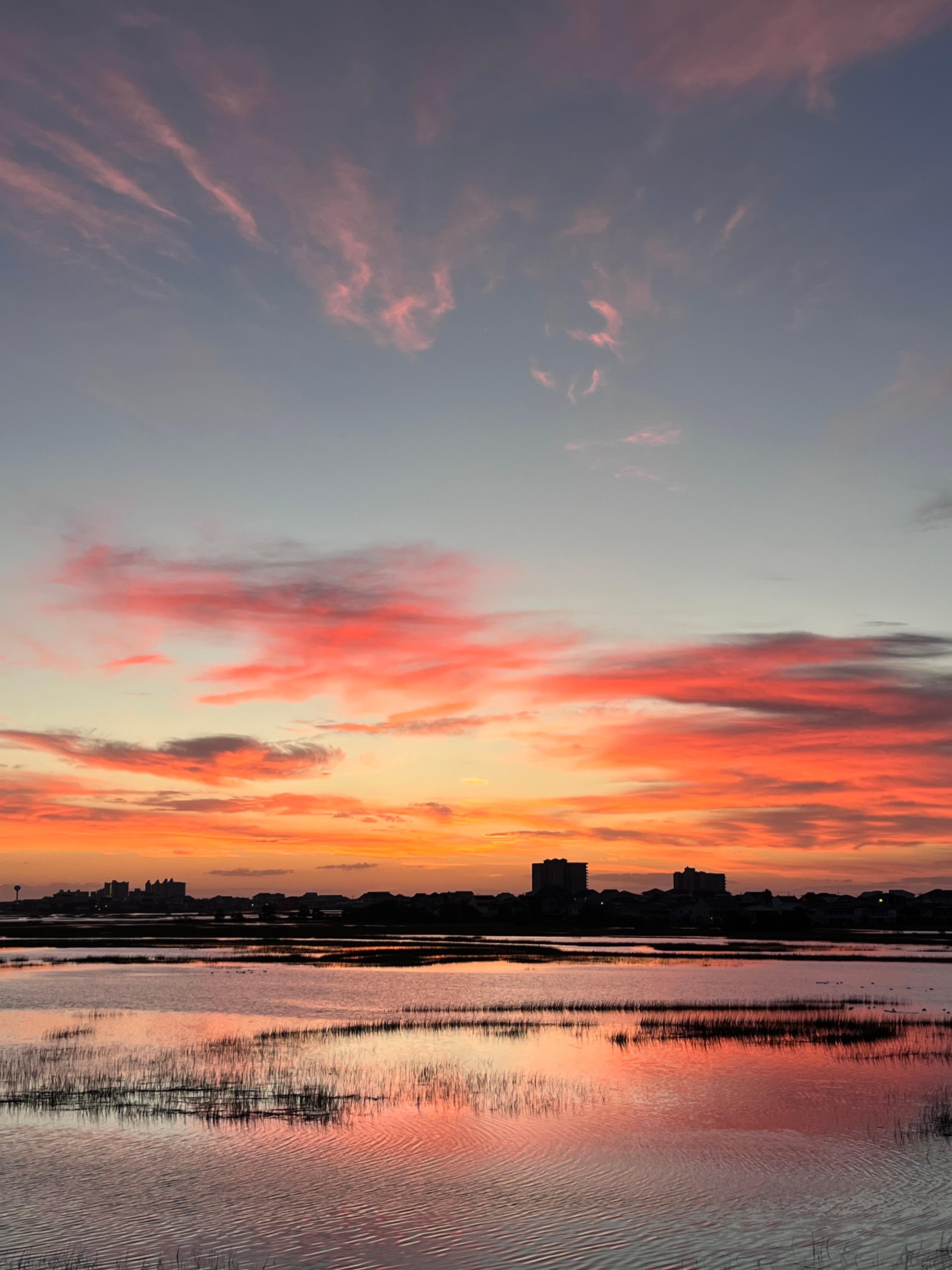 Sunrise from the balcony.