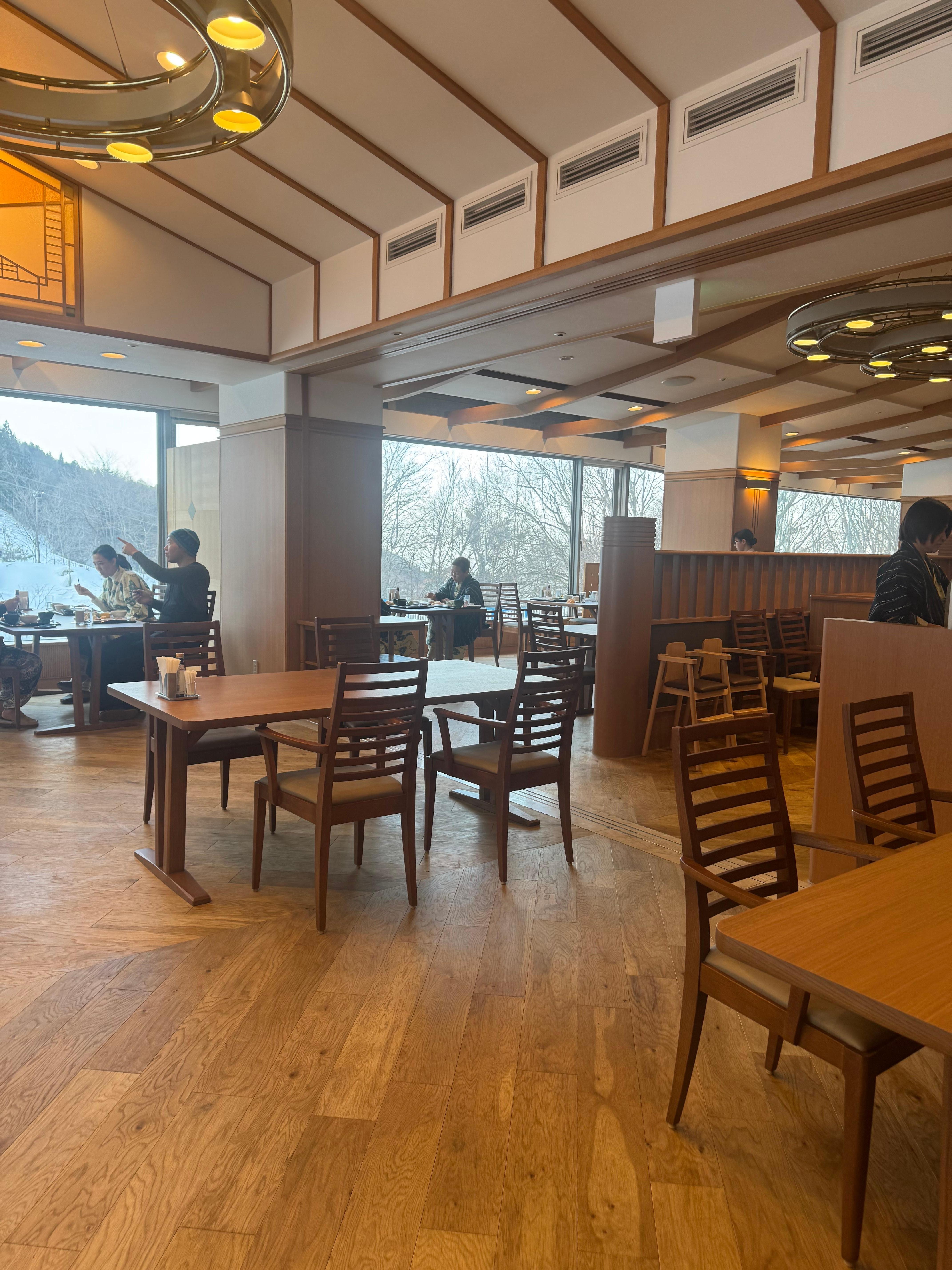 Breakfast room, Yamabiku Restaurant. 