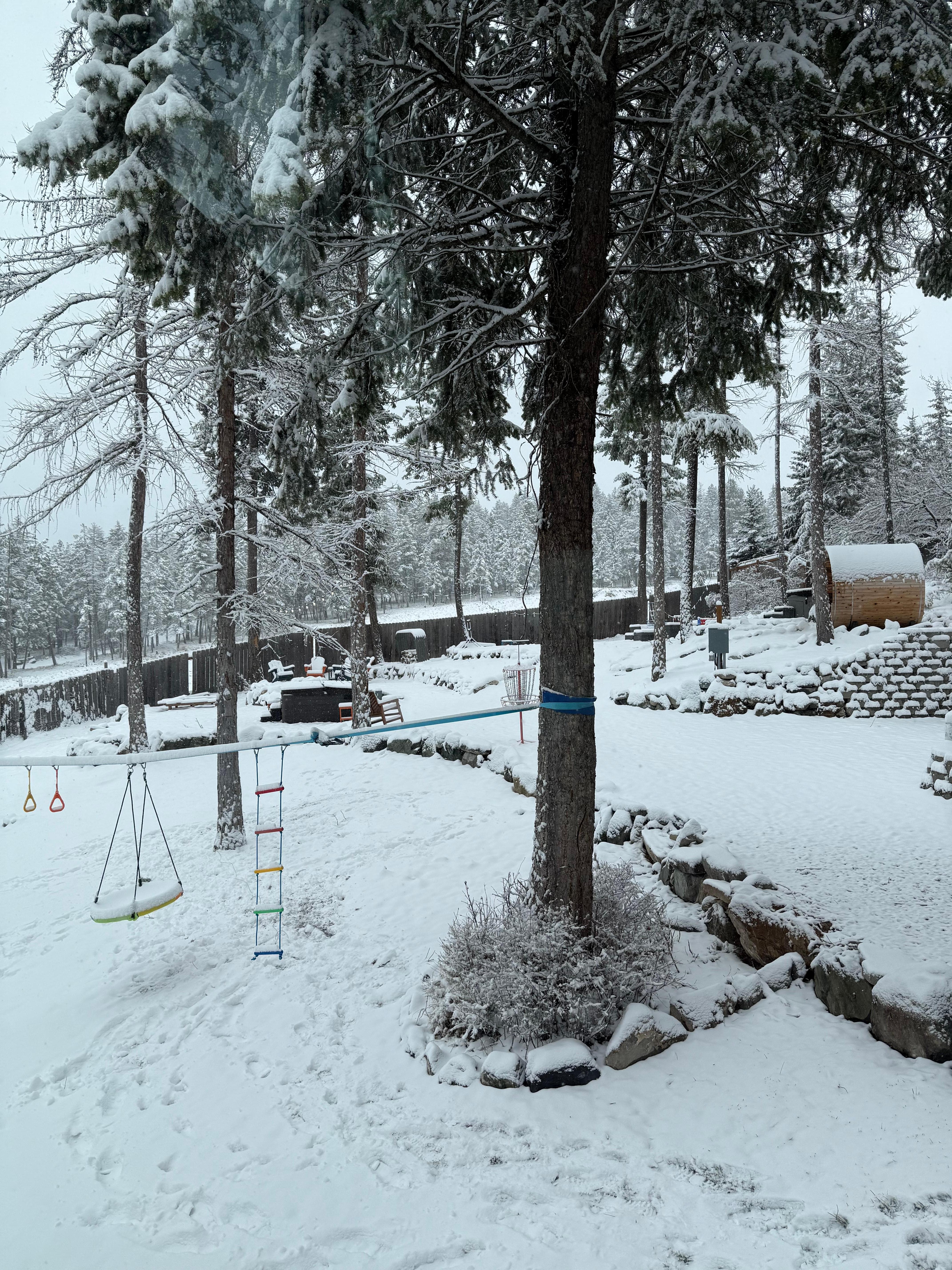 View from the back deck