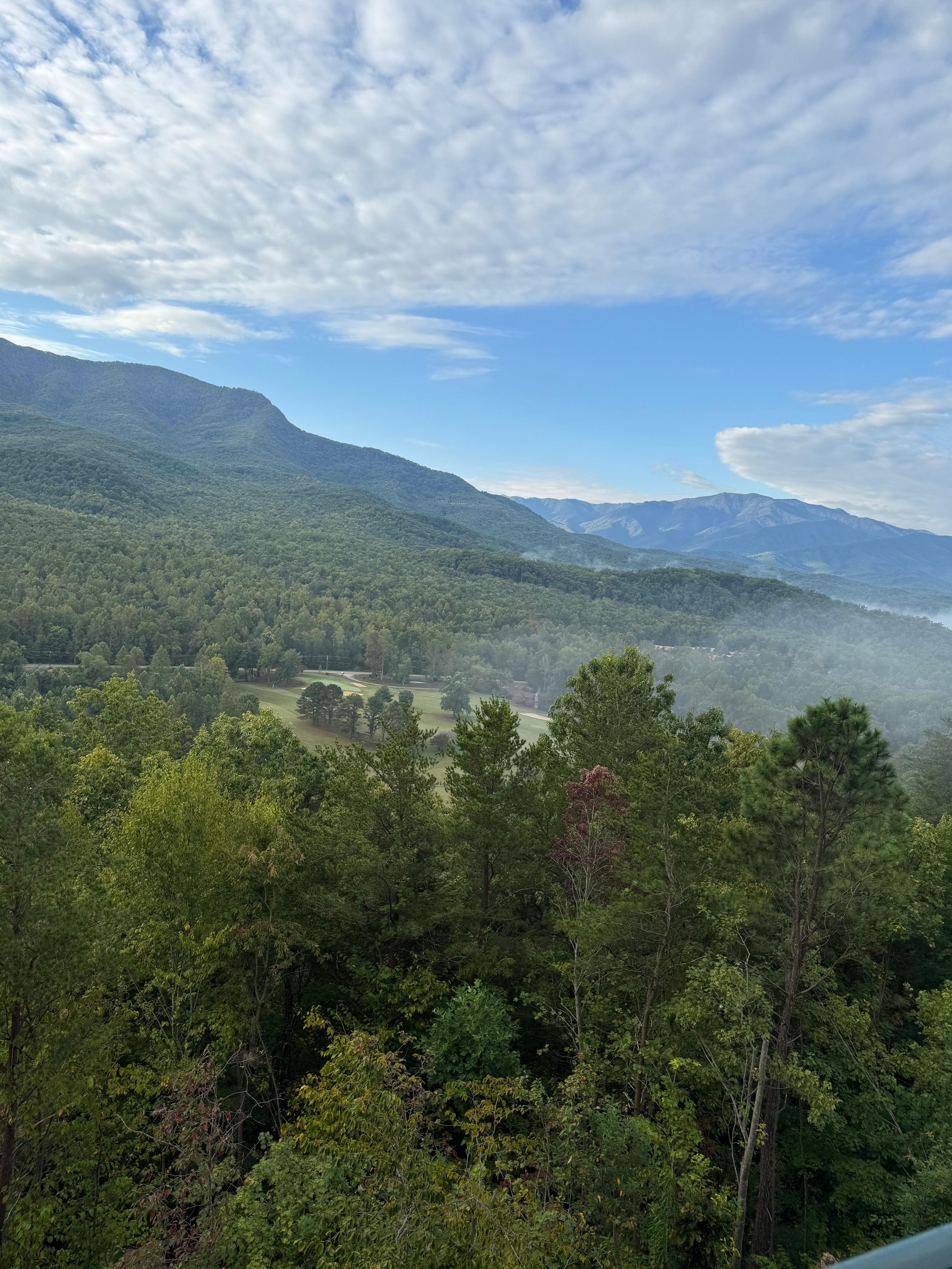 From our room balcony