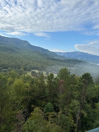 From our room balcony
