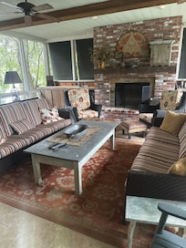 The large screen porch!