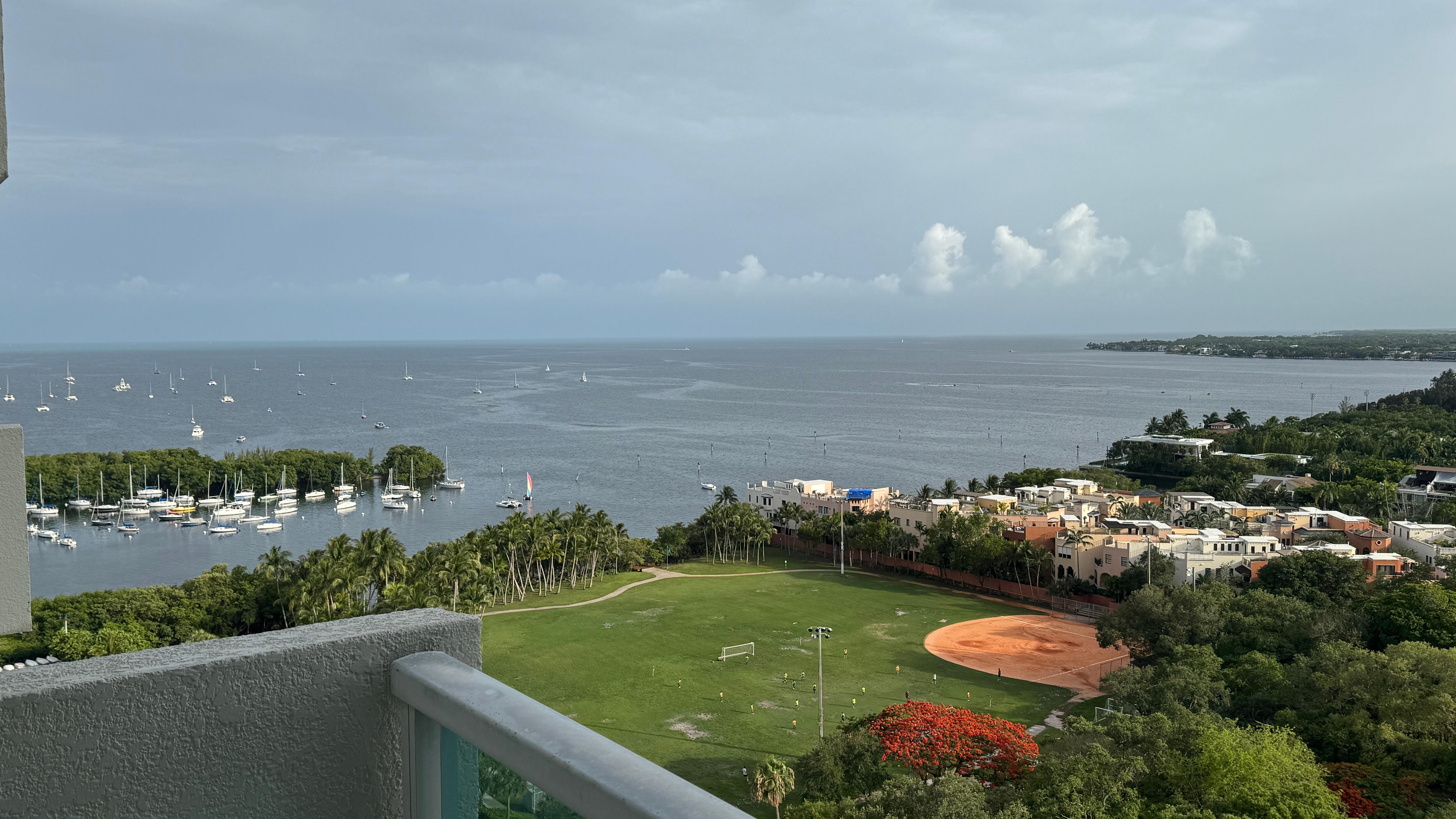 Bay view from balcony