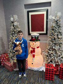 Decorated lobby for photo ops!