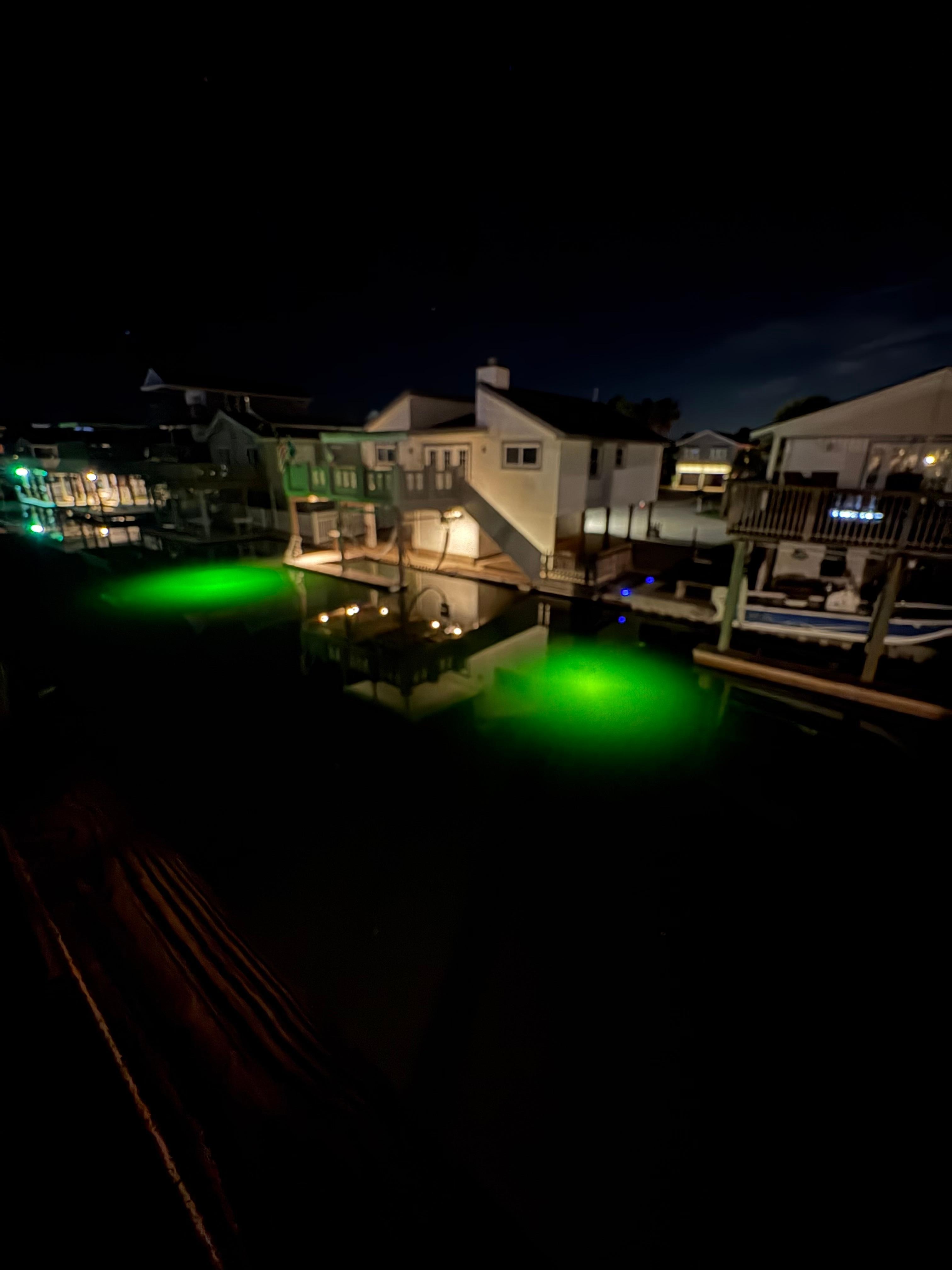 Night view from patio 