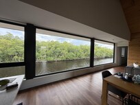 View of the Water from the kitchen/dining room.