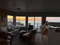 Sunset from living room.