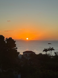 Sunset from the balcony!