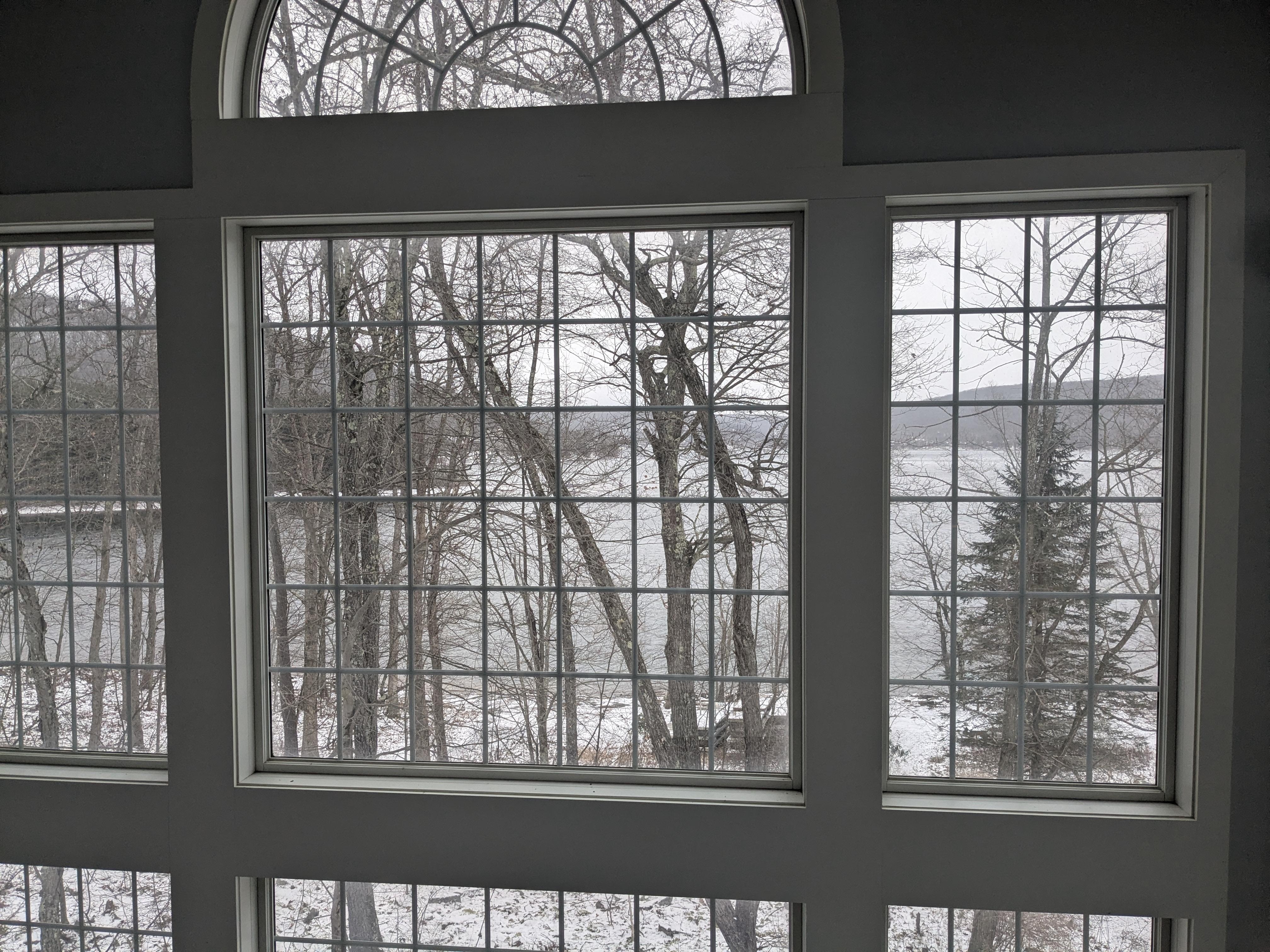 Lake view from second floor.