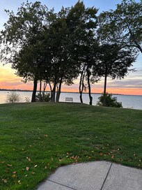 Back yard lakeside view.