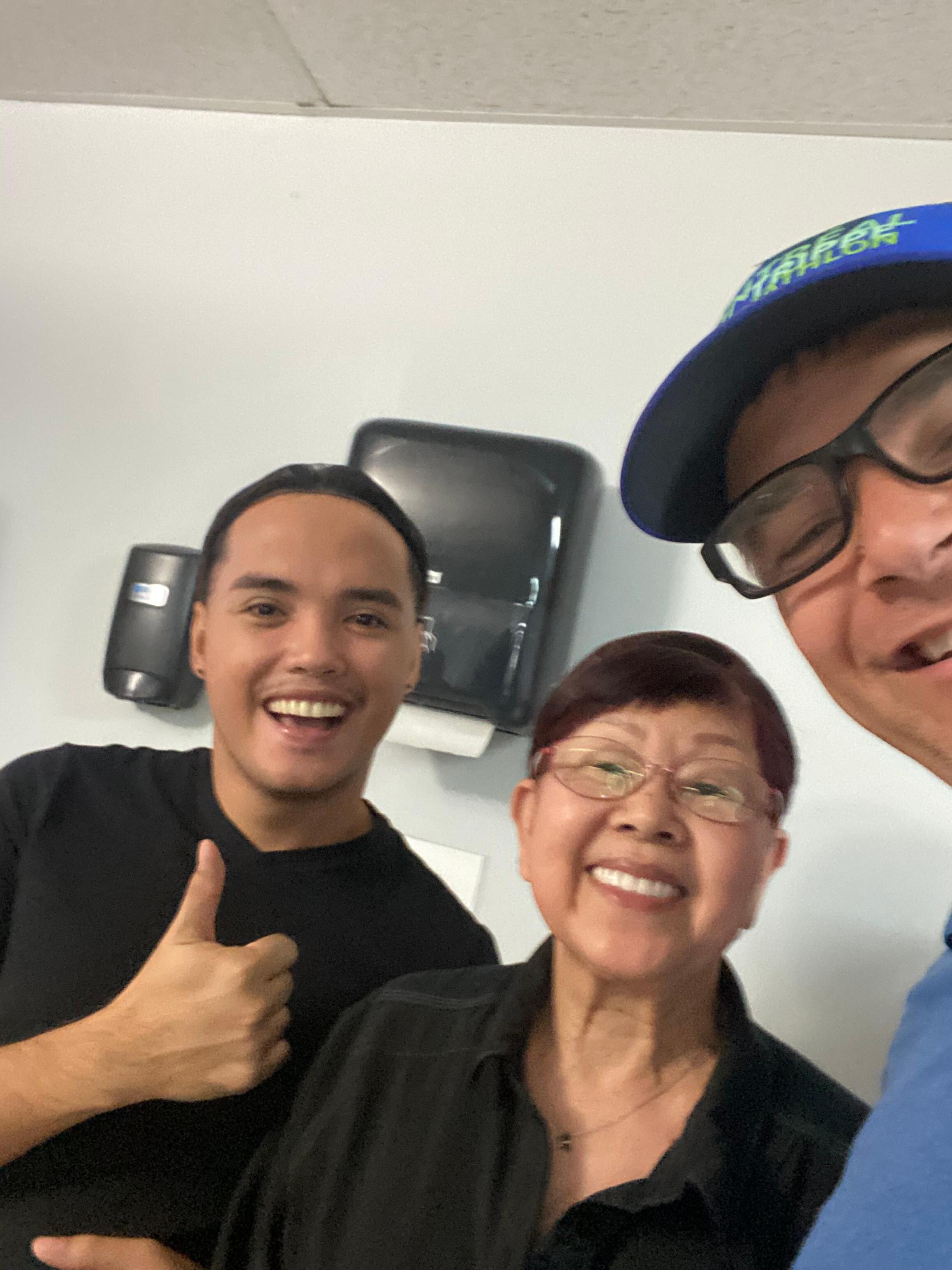 These are the two breakfast staff that we’re working. They were very welcoming and quick to serve. Very pleasant people.