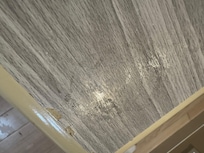 Drink stains on desk