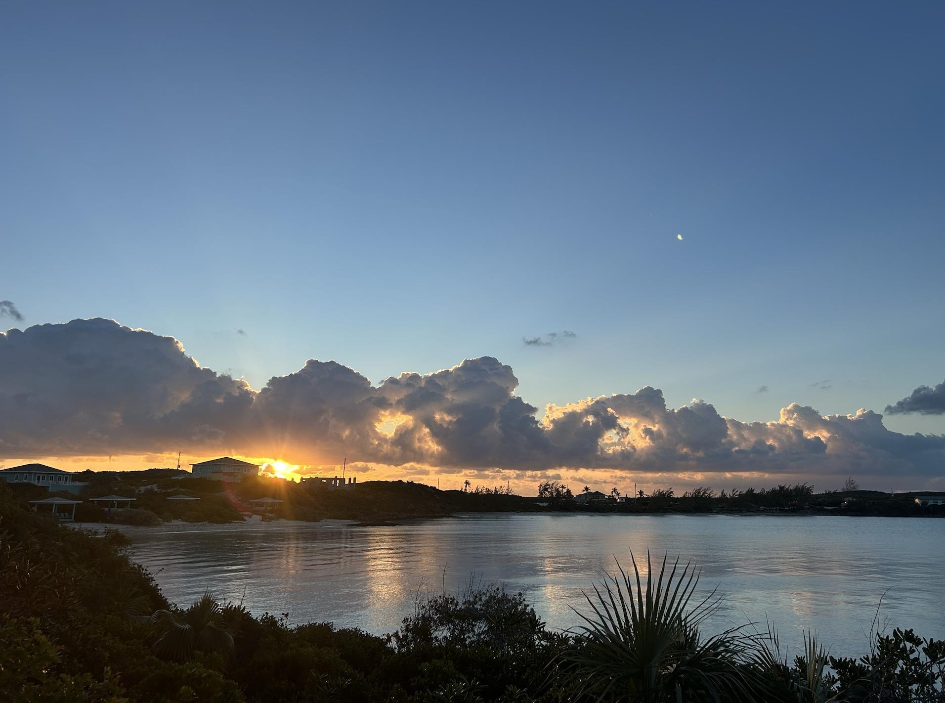 Sunrise from the path by the house