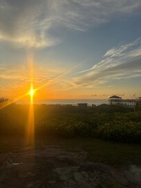 Picture from the ocean front balcony