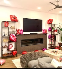 We decorated for Valentine’s Day!