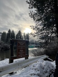 Creek at end of road
