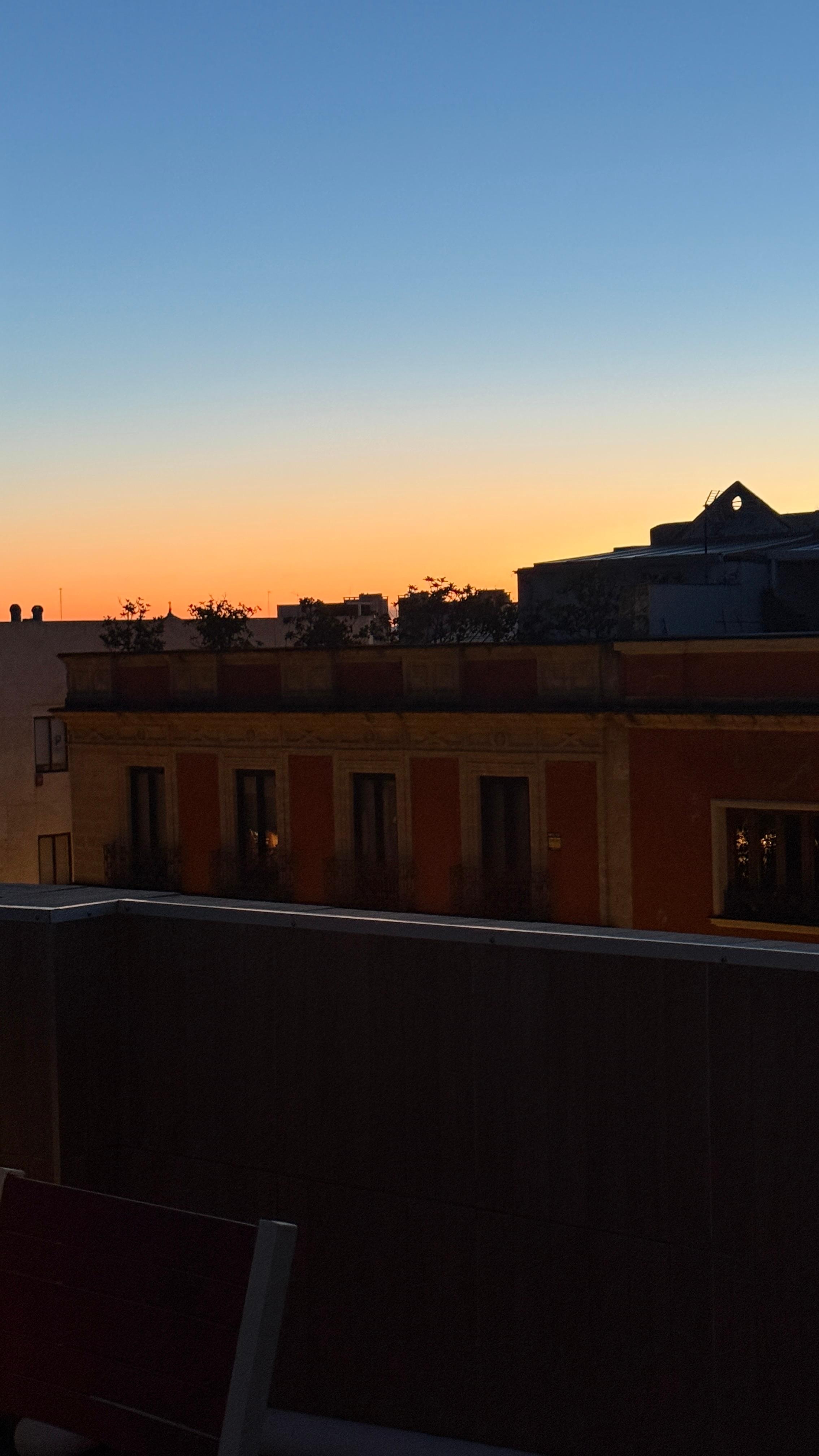 Morning view from the balcony