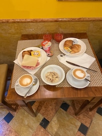 Tasty simple breakfast