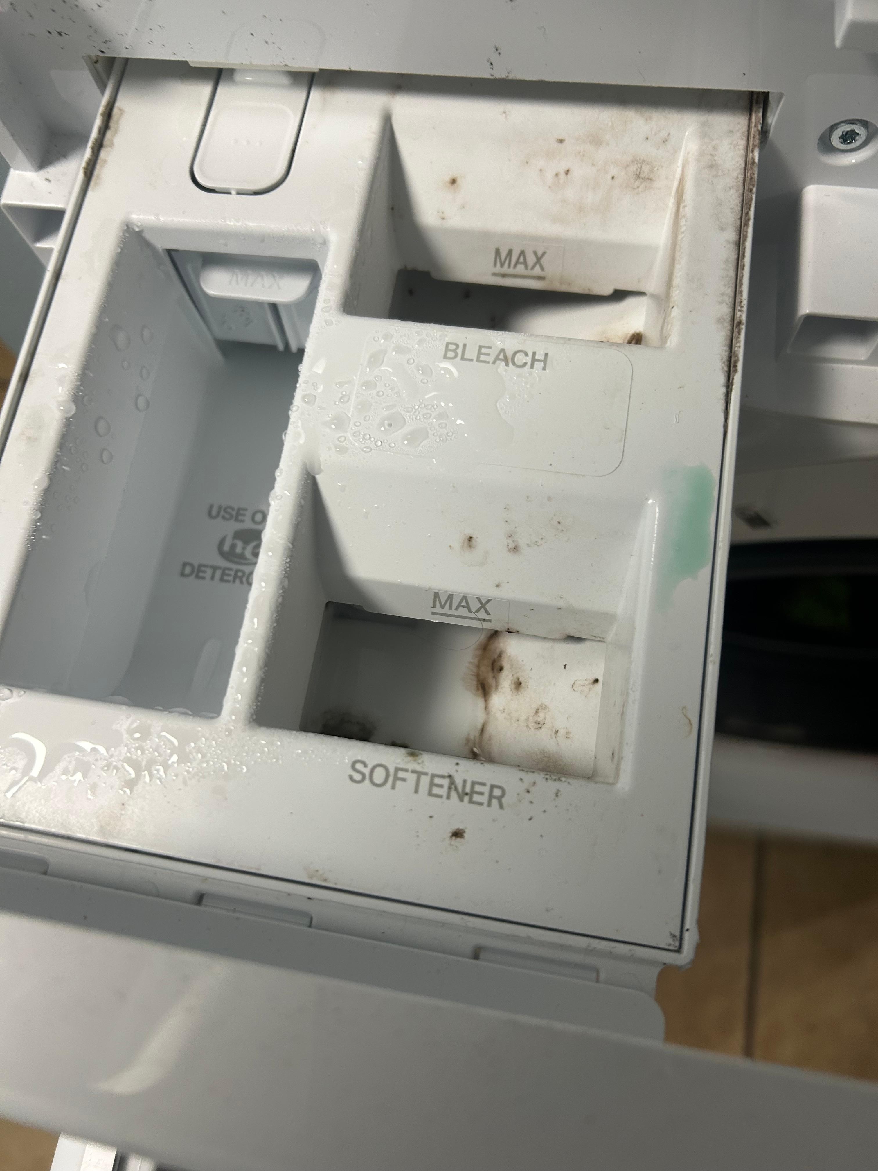I did use the washer once. Looks like it doesn’t get cleaned 
