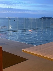 Rooftop pool