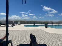 Chilling at serenity pool!