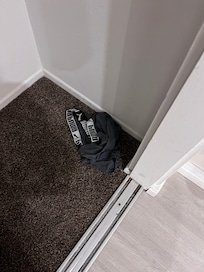 Dirty underwear on the floor when I checked in