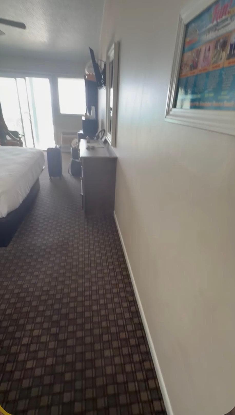 Room King with ocean view and dining room and pull out couch