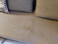 Furniture badly soiled as seen from following pictures with rips & tears