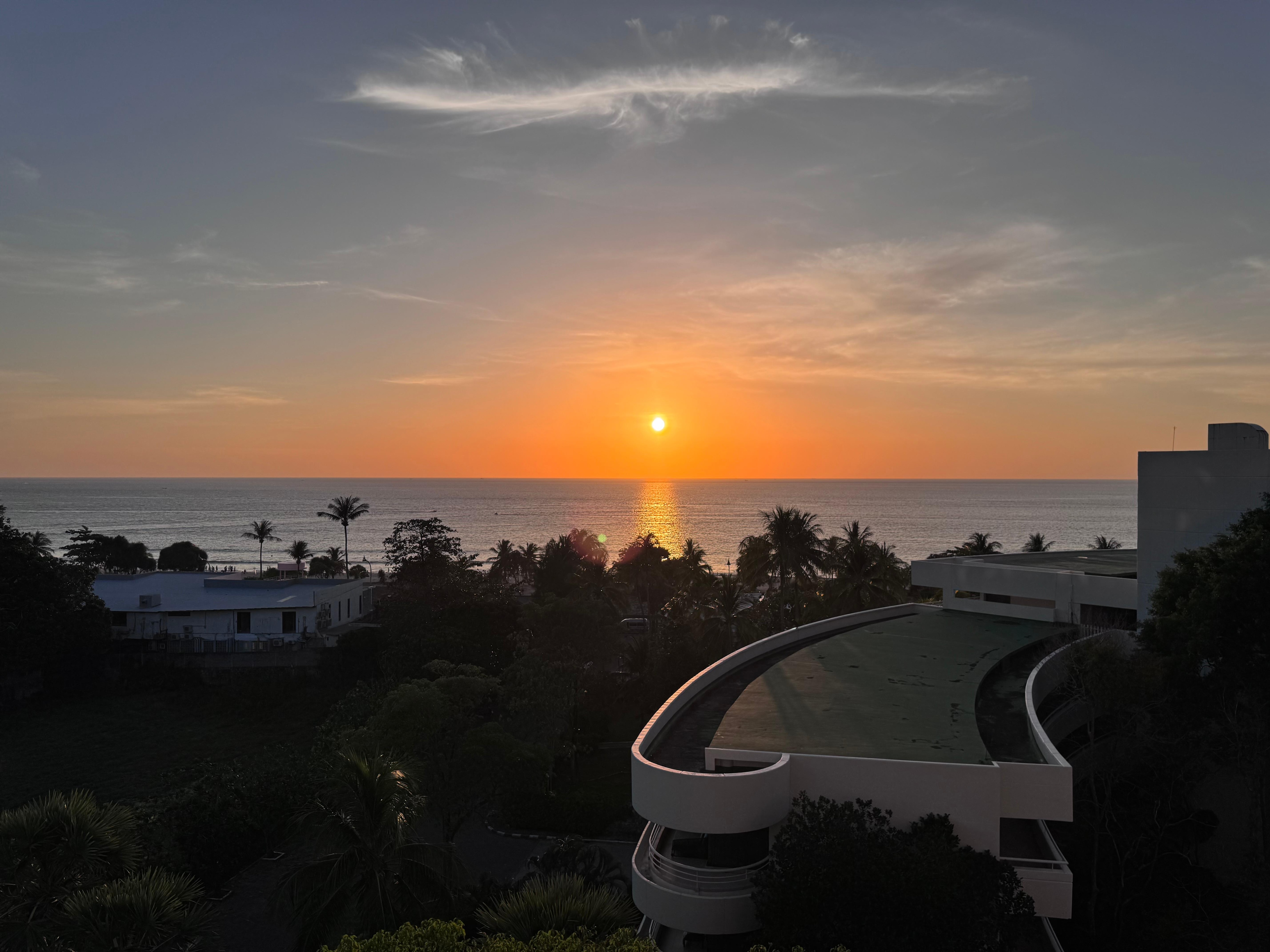 Great sun set from the room