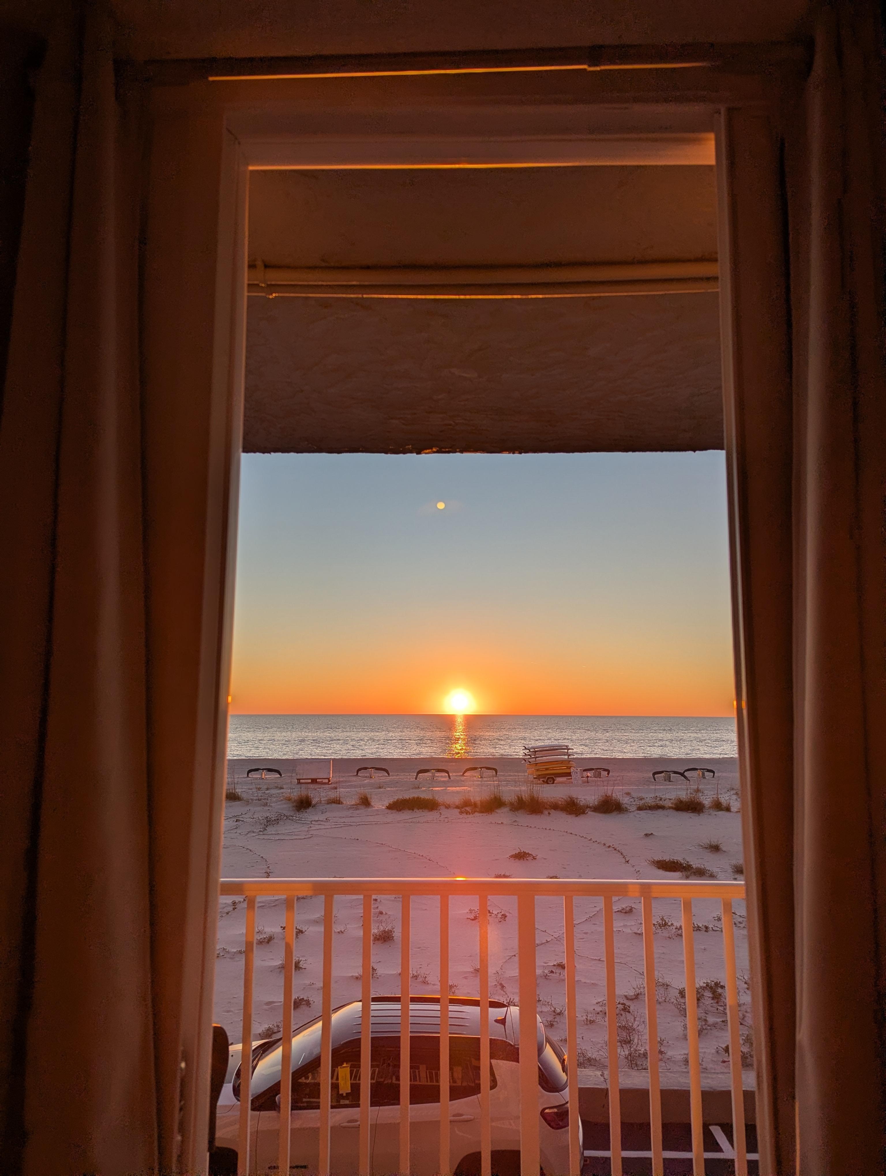 Gorgeous sunsets right from the porch