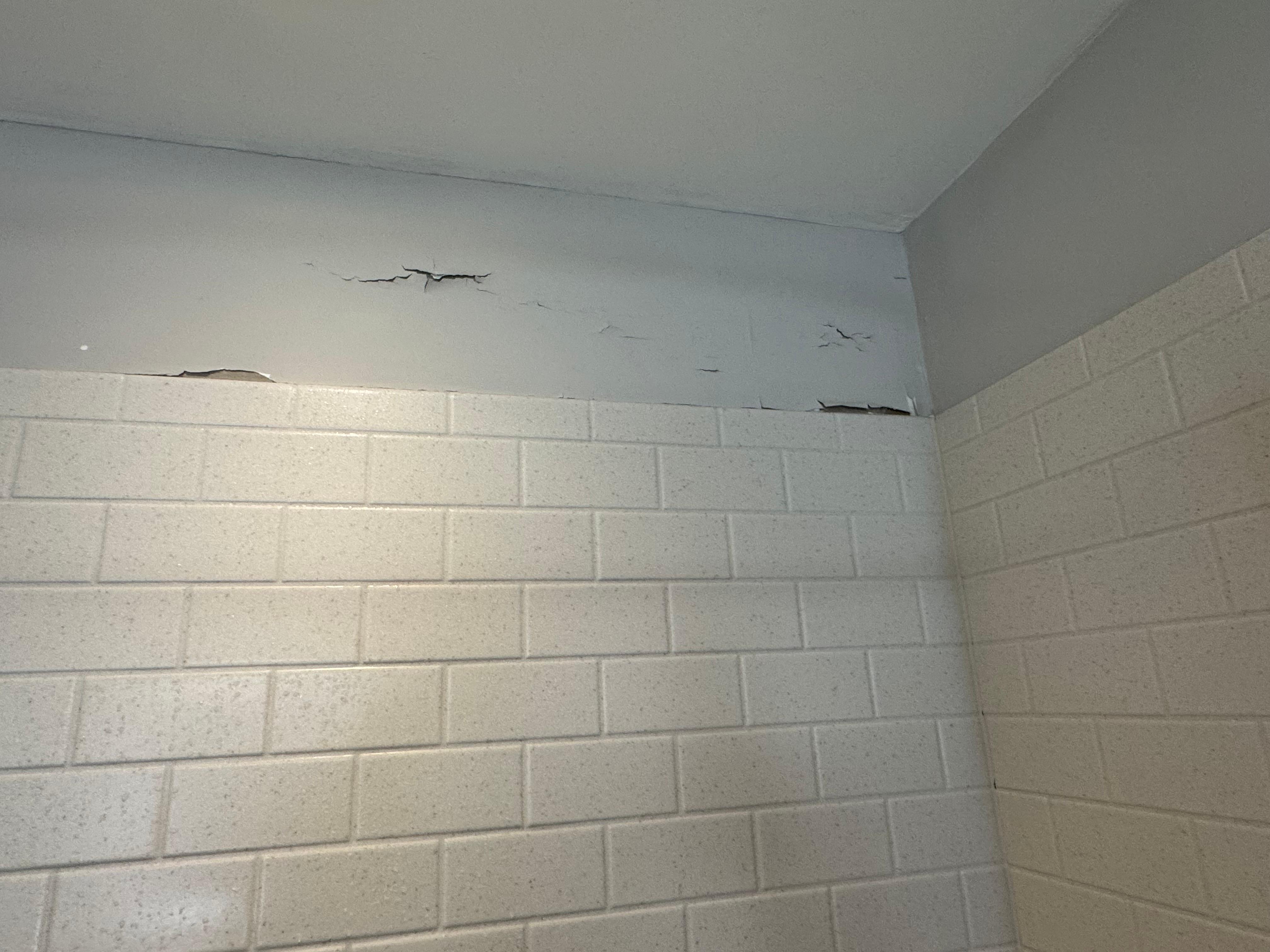 Peeling paint