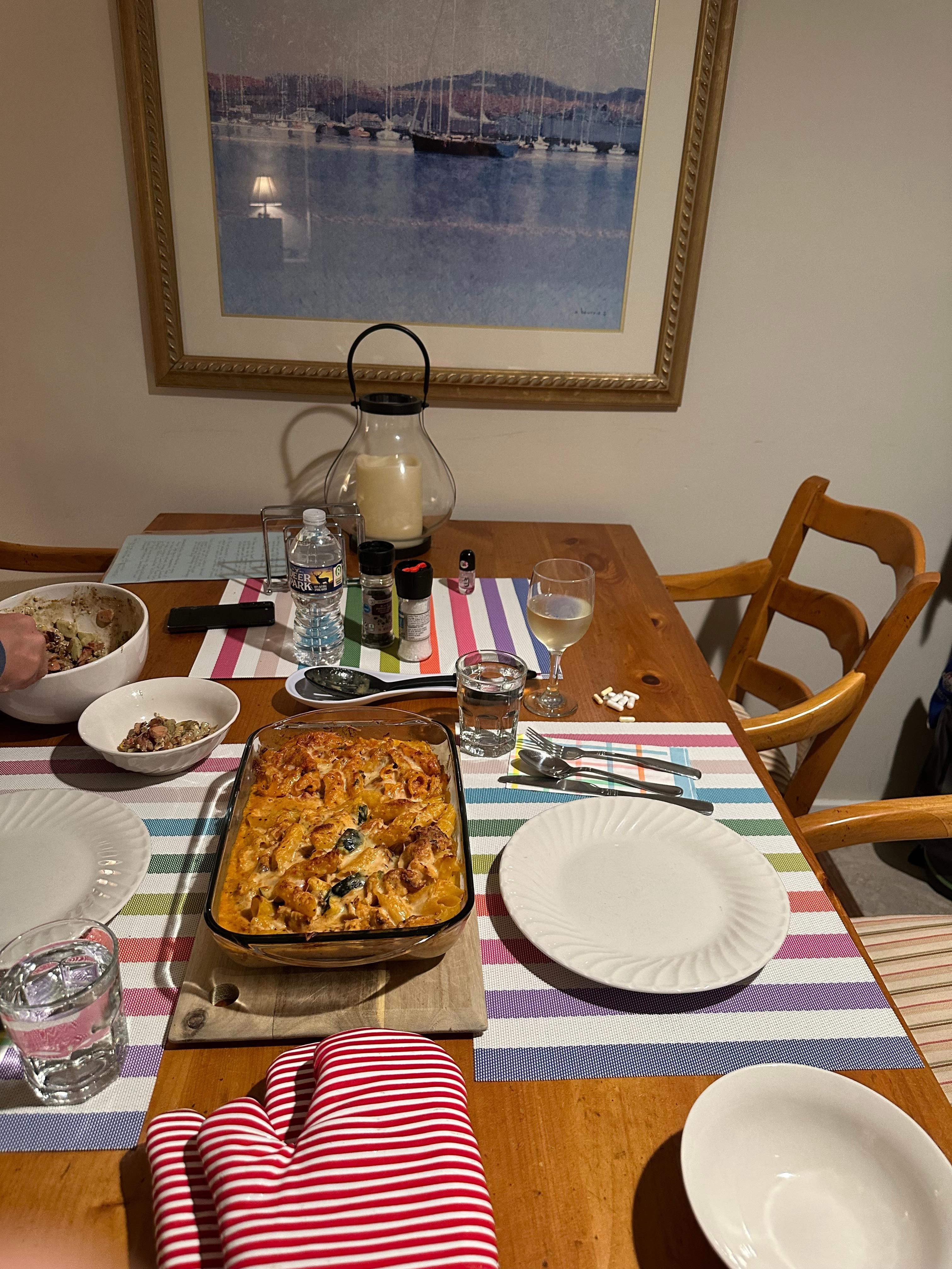 Everything is there to cook your own meal