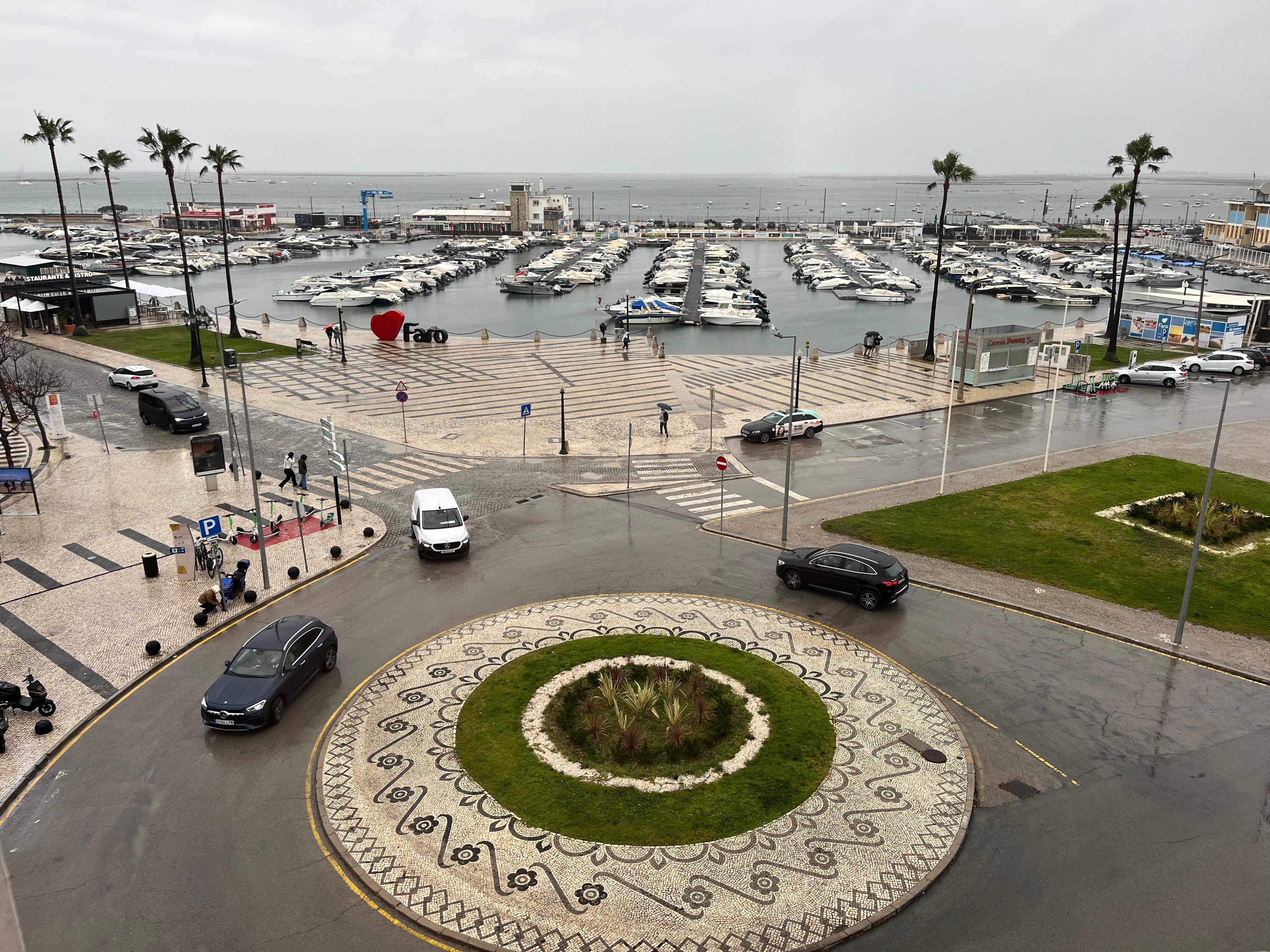 Utsikt från vårt rum från 3:e våningen