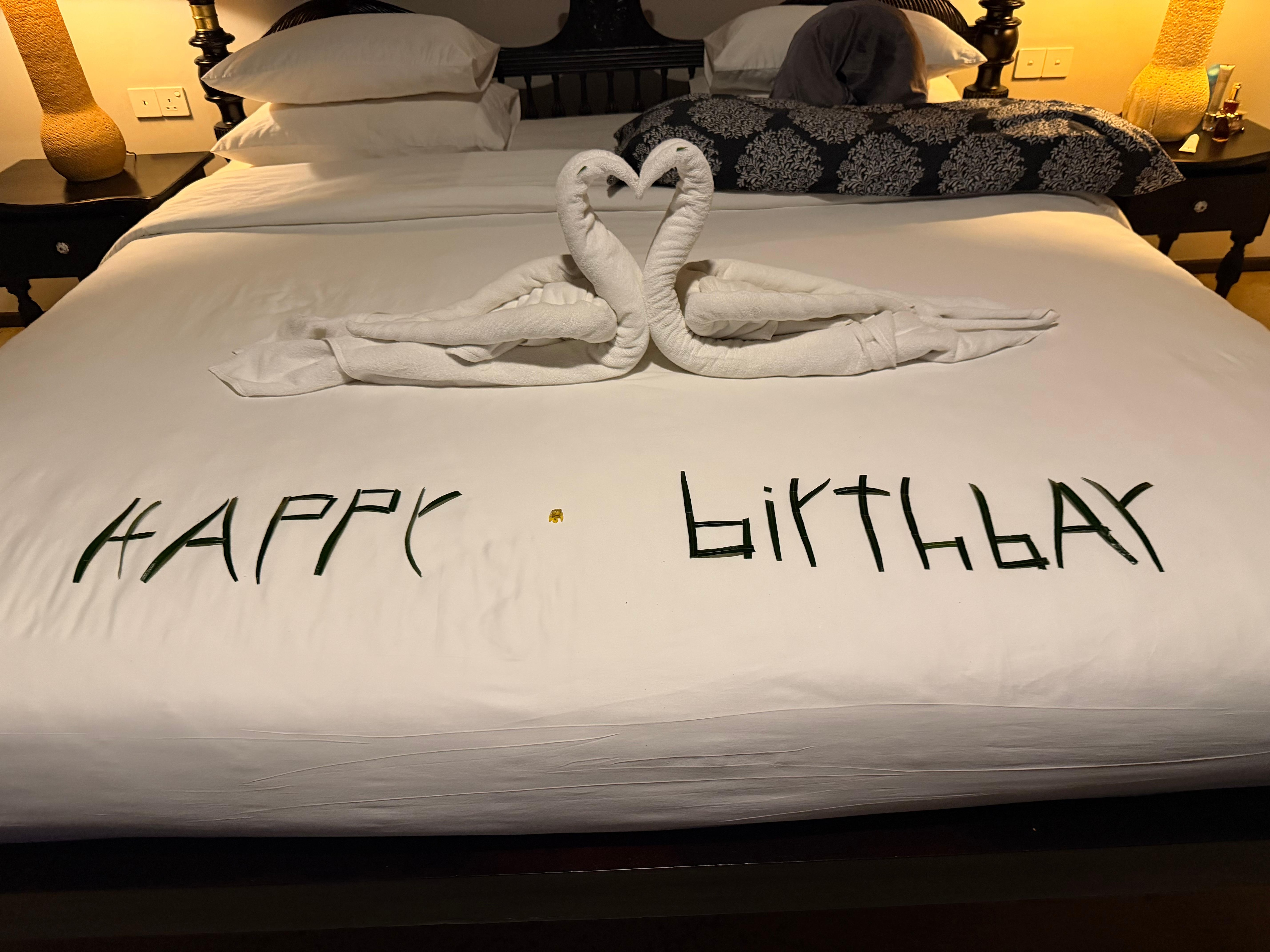 The night of my husband’s birthday 