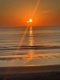 Our last sunrise from the beautiful balcony