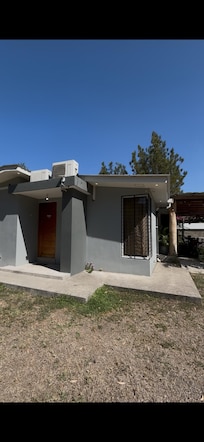 The outside front door