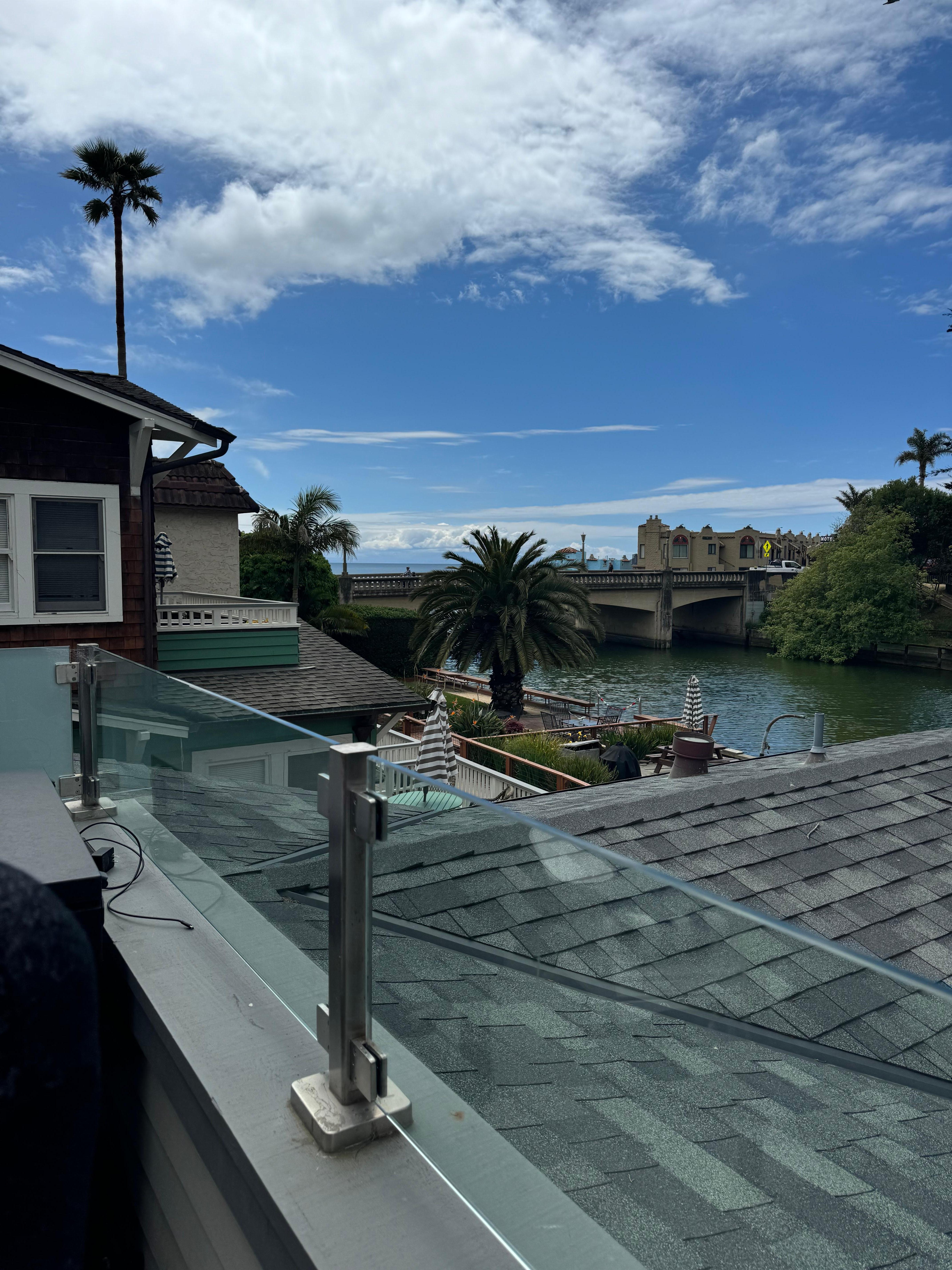 View from top deck