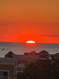 Sunset from the roof top patio