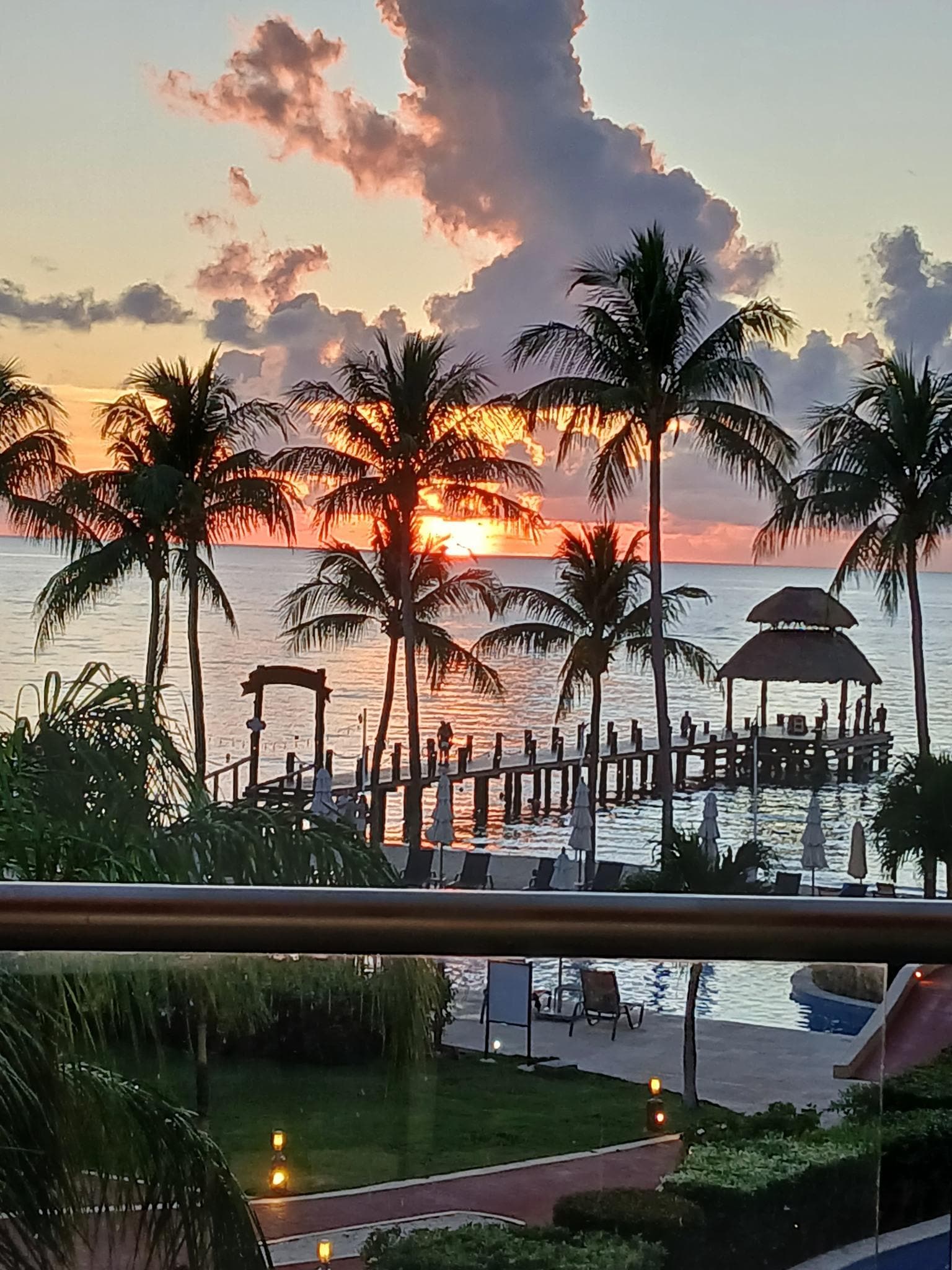 Sunset at Secrets Aura, Cozumel 11/8/2025