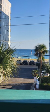 View of water from the balcony