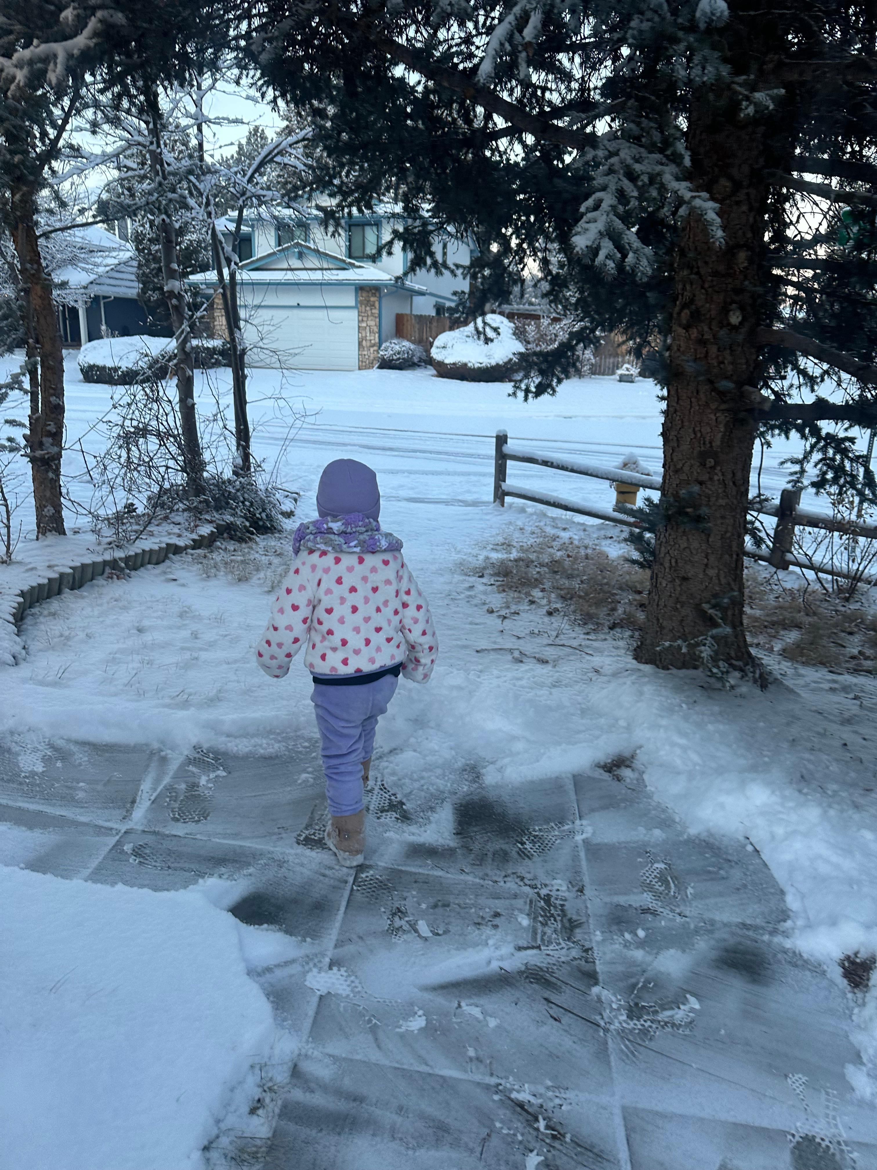 The paved walk way was so thoughtful. 