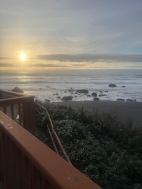 The waves are RIGHT there.