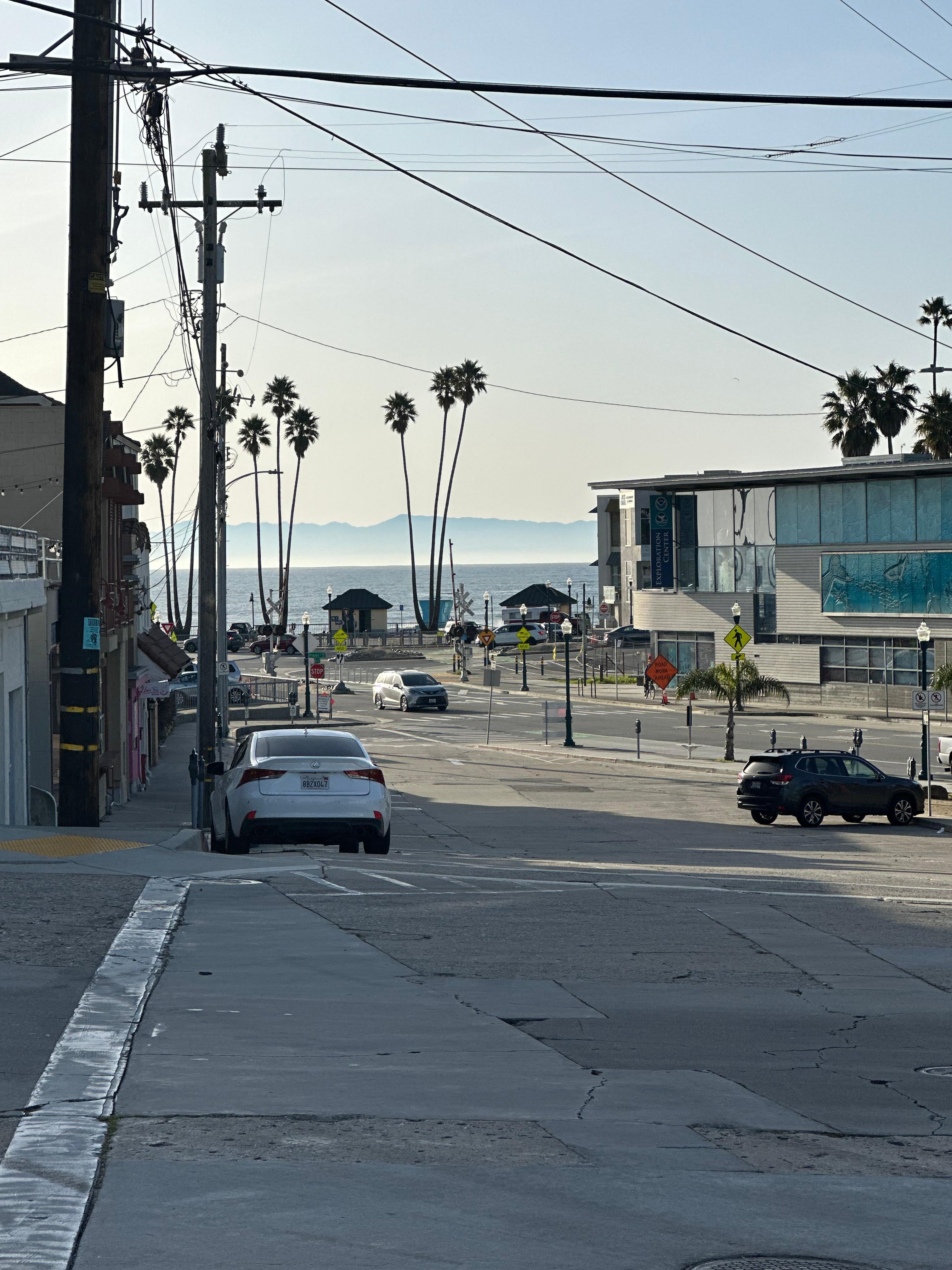 View from private balcony. 