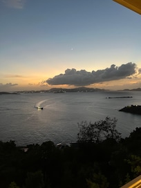 View from the covered deck